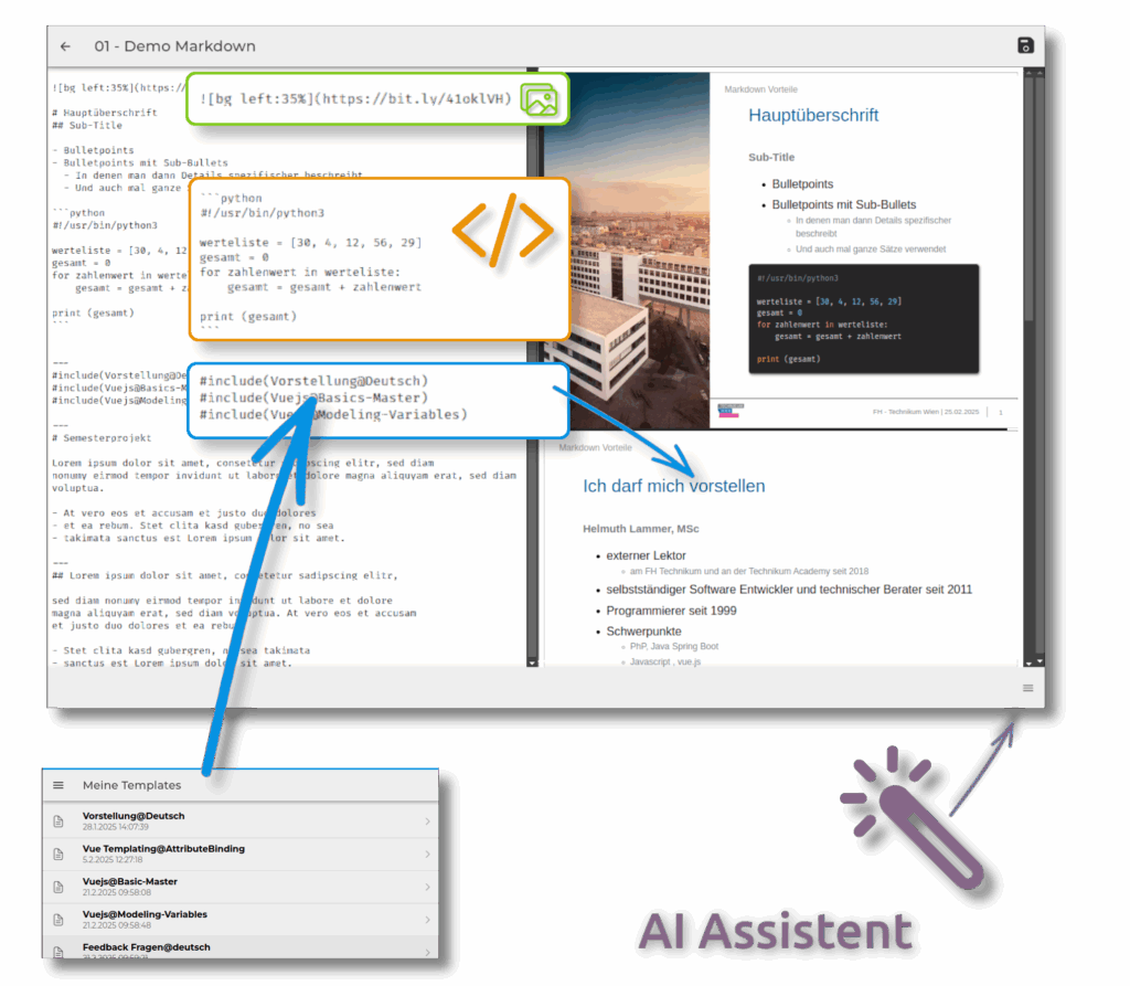 Wissensmanagment mit Markdown zur Standardisierung der Inhalte